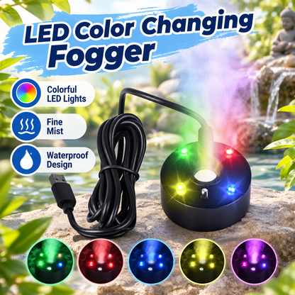 Color-changing LED atomizer