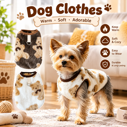 Winter Fleece Pet Vest for Cats & Small Dogs