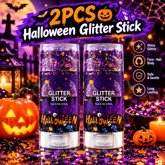 2PCS Halloween Body Glitter Stick