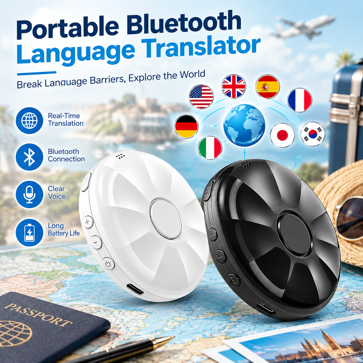 Portable Bluetooth Language Translator