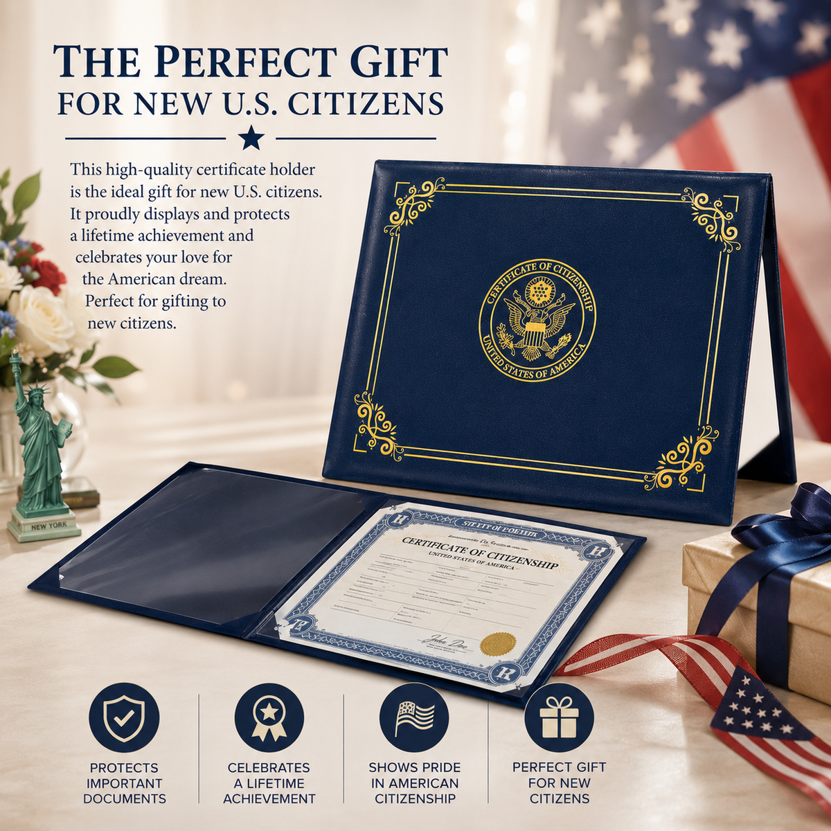 Certificate Holder Folder for US Citizenship
