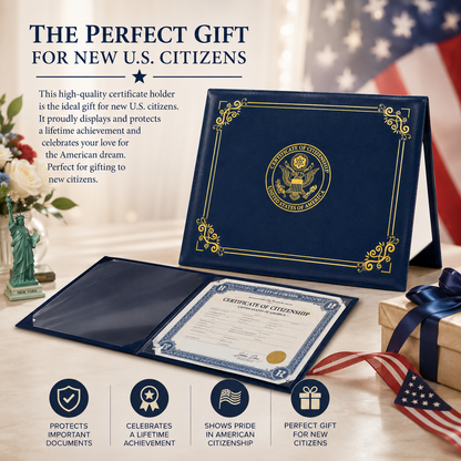 Certificate Holder Folder for US Citizenship