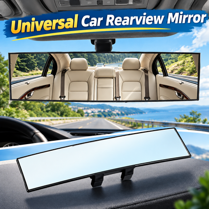 Panoramic Rear View Mirror, 12 Inch Wide Angle Clip On Mirror