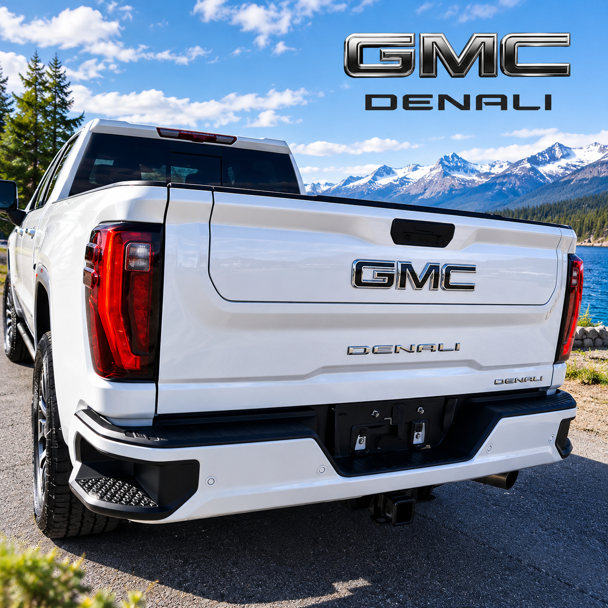 Premium GMC Grille & Tailgate Emblem Replacement Badge Fits 19-26 Sierra
