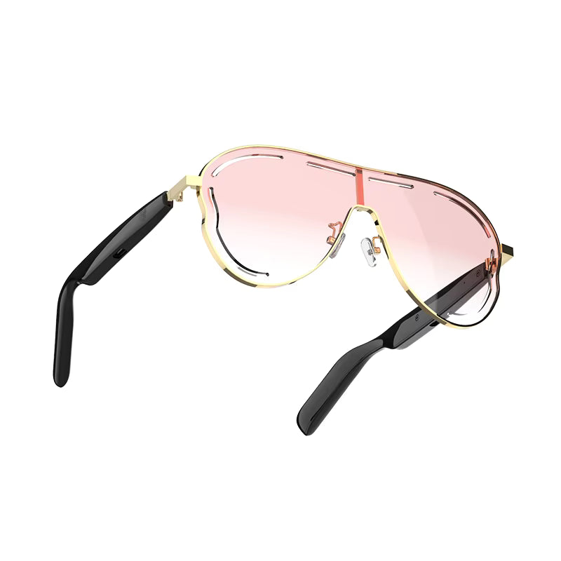 SG26 Pro Music&Calls Smart Wearable BT Headset Glasses Gradient Pink AI Translation