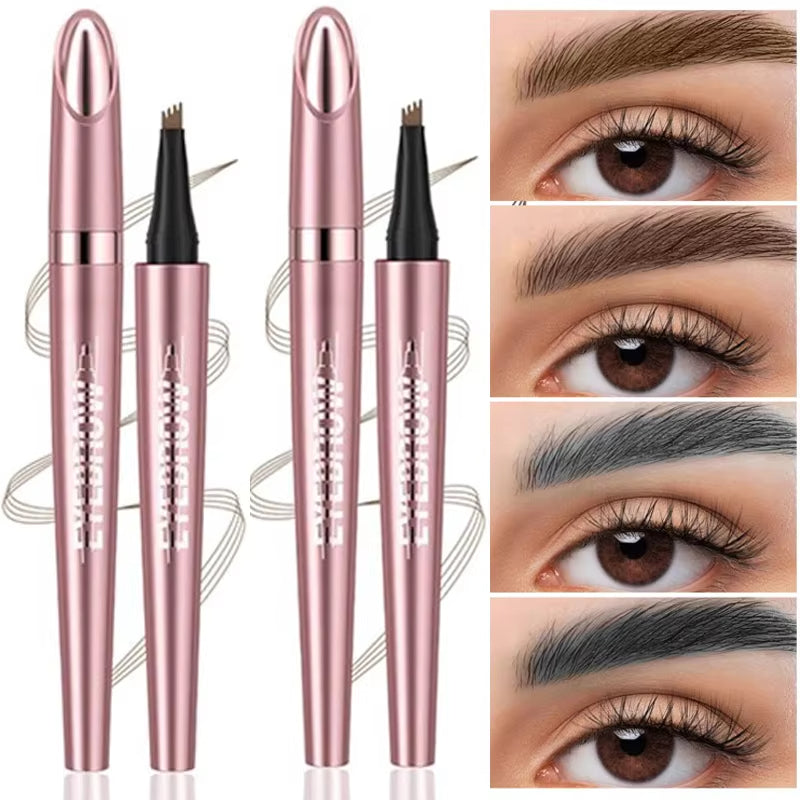 2Pcs/set Waterproof Microblading Eyebrow Pencil