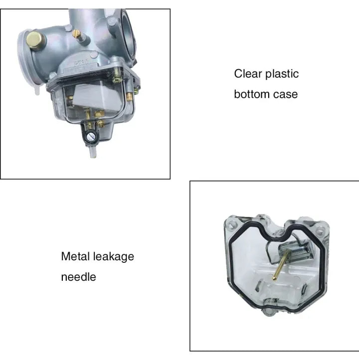 Carburetor Float Bowl Bottom Shell – Replacement Part Compatible with PZ26, PZ27, PZ30 & PZ32 Motorcycle Carburetors