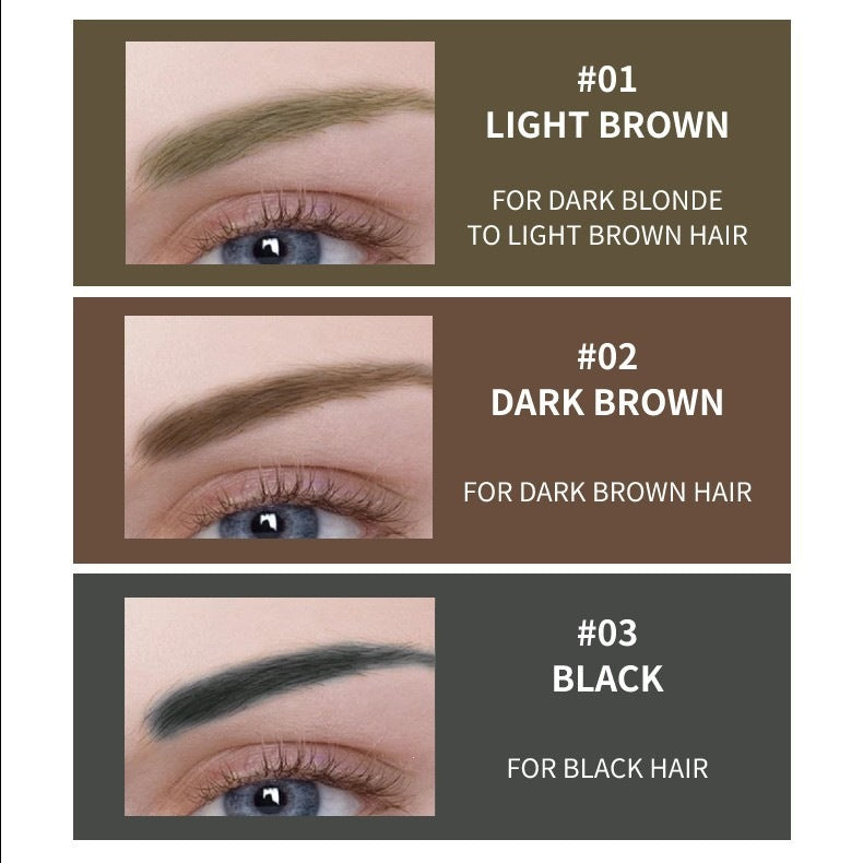 3-Color Peel-Off Brow Mascara Set