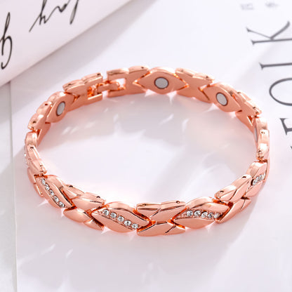 Pure Copper Bracelets for Women,Ultra Magnetic Bracelets