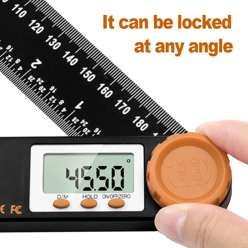 Electronic Angle Gauge 0-360 Degree Angle Ruler With LCD Display