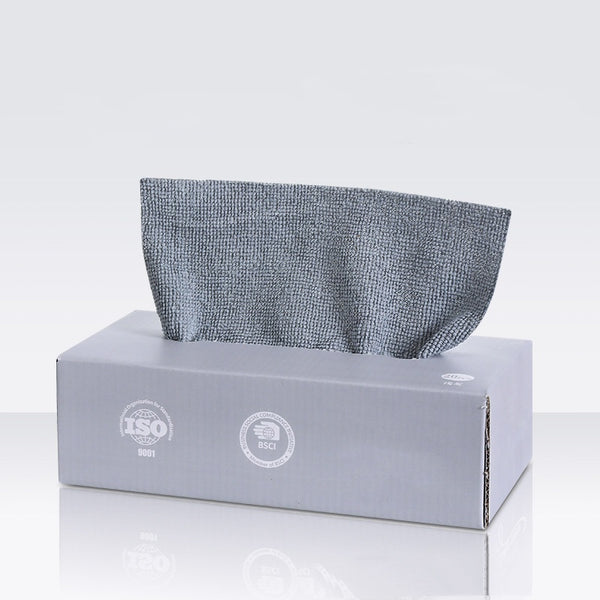 20 Sheets Microfiber Cleaning Cloth in A Box, 7.9 X 7.9in Cleaning Rags, Rags for cleanings House