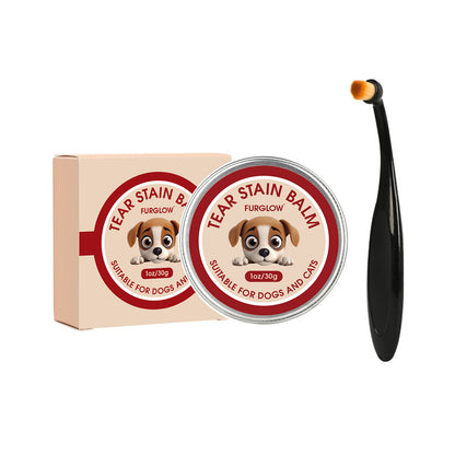 Pet Tear Stain Remover with Brush for Pet Daily Care