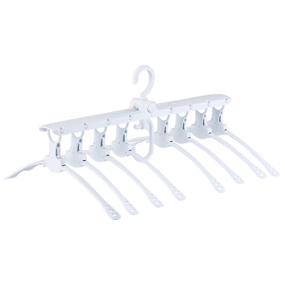 Foldable Clothes Drying Rack Multi-Function Suit Hangers 360° Rotation