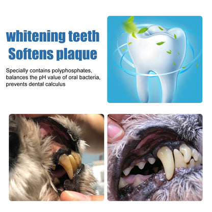Pet Foam Oral Cleaning Foam Gentle Cleaning to Remove Stains and Yellowing from Teeth