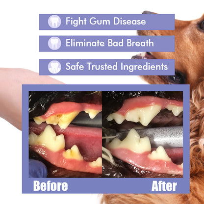 Teeth Cleaning Spray for Cats and Dogs, Removes Teeth Stains and Freshens Breath