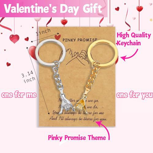 Matching Couples Keychains for Him & Her