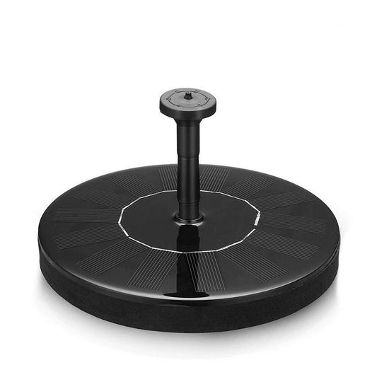Floating Solar Powered Water Fountain Pump with 2 Nozzle 4 Spray Muff
