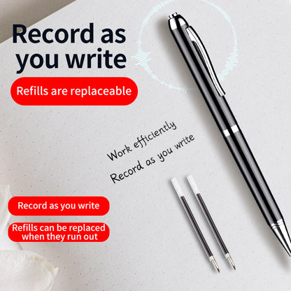 Voice Recorder Pen with Built-in 4GB Chip Storage, AI Noise Reduction for Lectures, Meetings