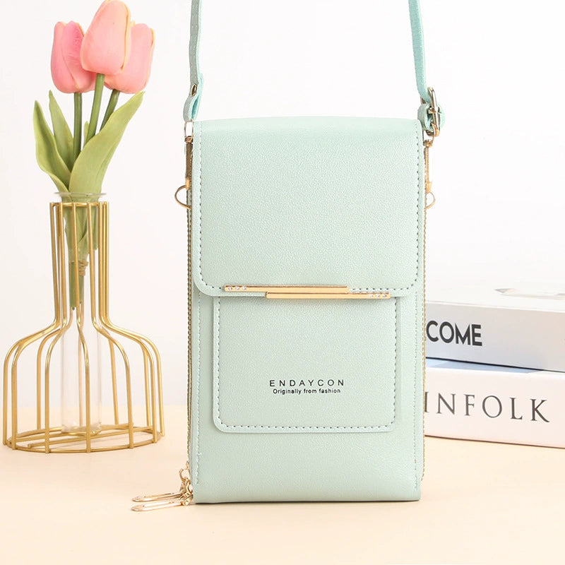 Small Crossbody Cell Phone Bag for Women, Mini Shoulder Purse with Credit Card Slots