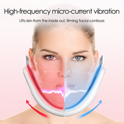 V Face Beauty Device for Woman 8 Modes and 15 Intensity Levels Electric Double Chin Device