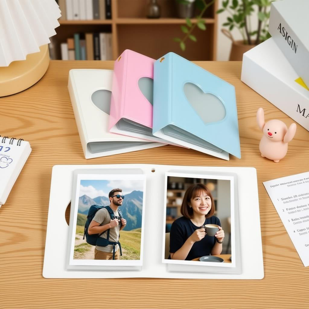 3 Inch Mini Photocard Binder Album with 32 Pockets