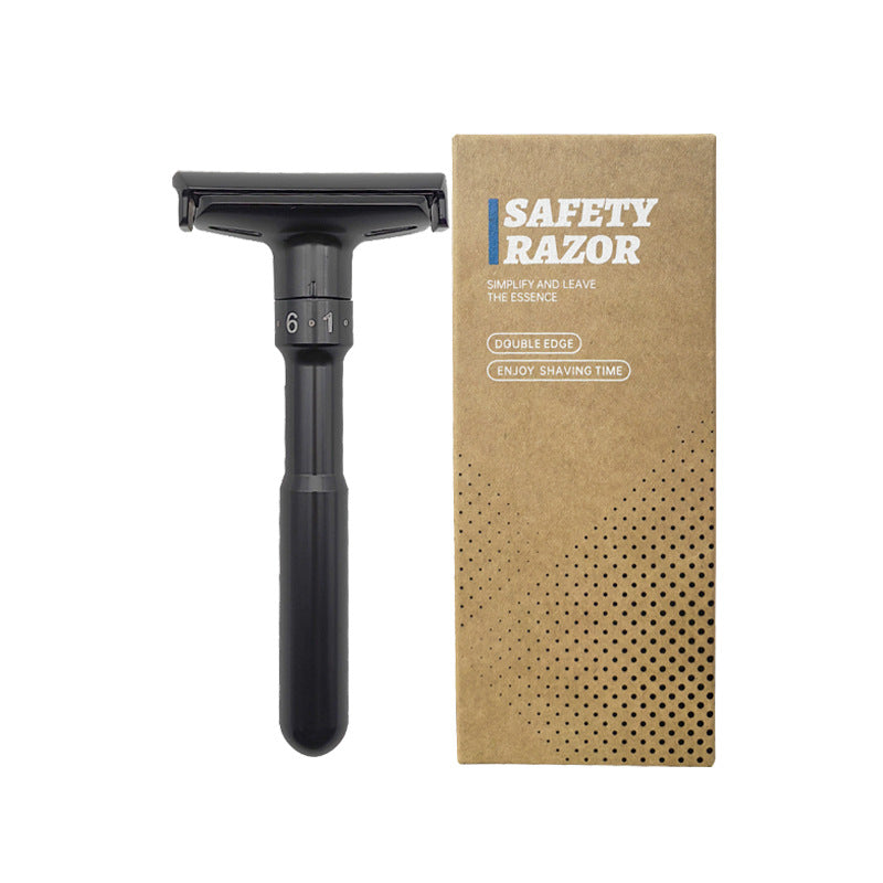 Versatile Portable Manual Beard Trimmer for Men All Facial Hair Types- Adjustable Sharpness Shaving Tool with Durable Design