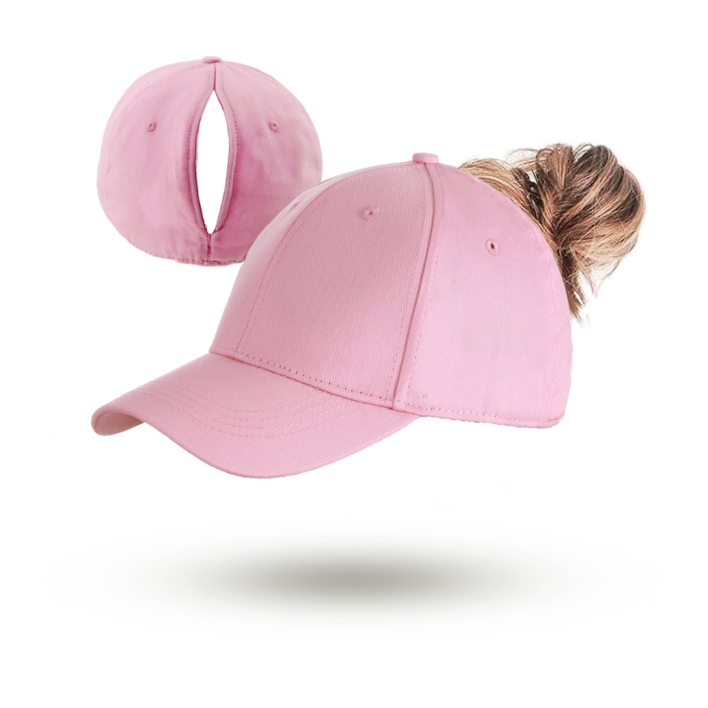 Magnetic Closure Ponytail Hats for Women Baseball Caps with Hidden Back Opening