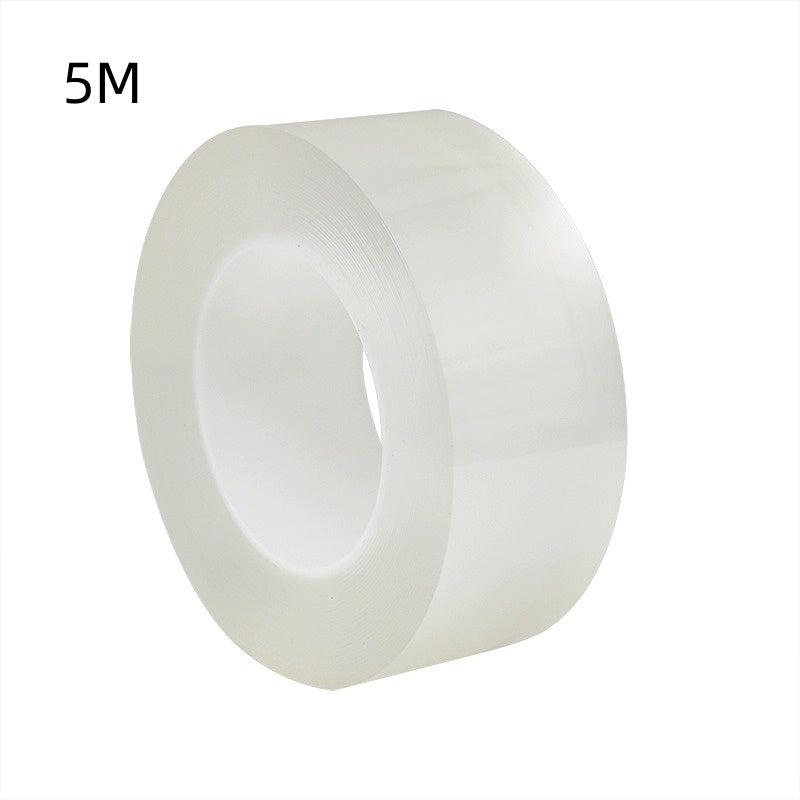 Transparent Tape 5cmWide by 5m Long, Made of polyethylene + Gauze, Easy to Clean Without Adhesive Residue