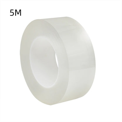 Transparent Tape 5cmWide by 5m Long, Made of polyethylene + Gauze, Easy to Clean Without Adhesive Residue