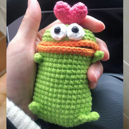 Handmade Crochet Key Case/Holder, Cute Sausage Mouth