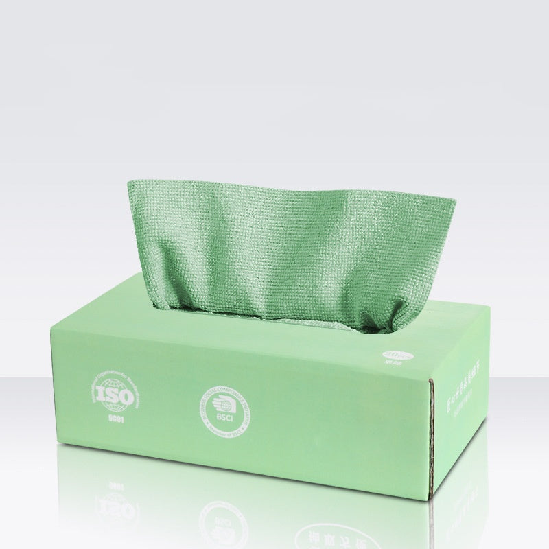 20 Sheets Microfiber Cleaning Cloth in A Box, 7.9 X 7.9in Cleaning Rags, Rags for cleanings House
