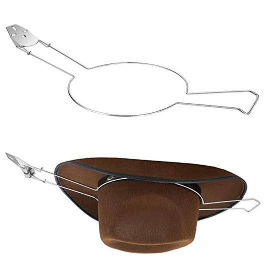 Cowboy Hat Holder and Rack, Built-in Spring Sturdy Heavy Duty Hat Bracket Hanger