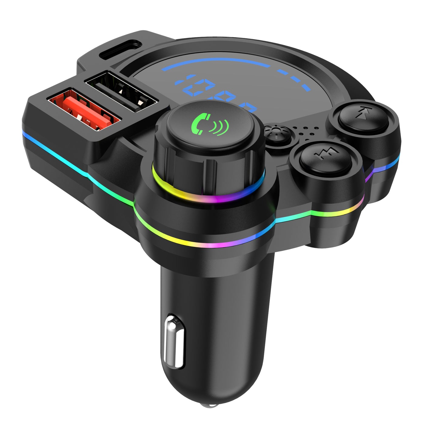 Bluetooth Car FM Transmitter with 20W PD Fast Charging