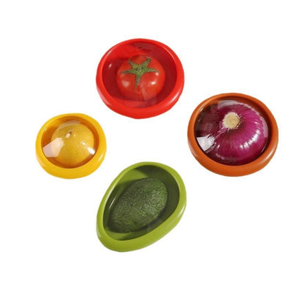 4 Pcs Vegetable and Fruit Storage Containers for Fridge