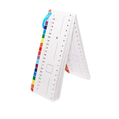 15 Reusable Write & Wipe 0-20 Addition/Subtraction Cards with 2 Markers & Ring