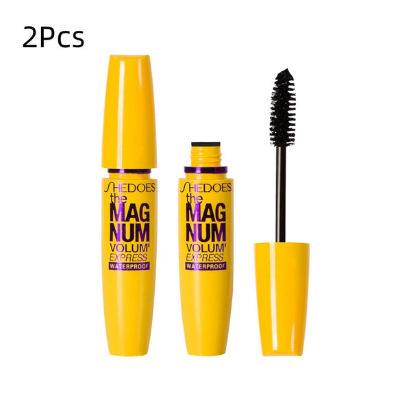 2-Piece Waterproof Lengthening and Volumizing Mascara with a Washable Formula