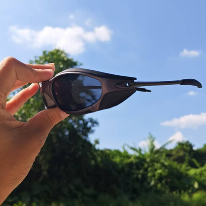 Sunglasses Trendy Oval Polarized Glasses UV400 Protection