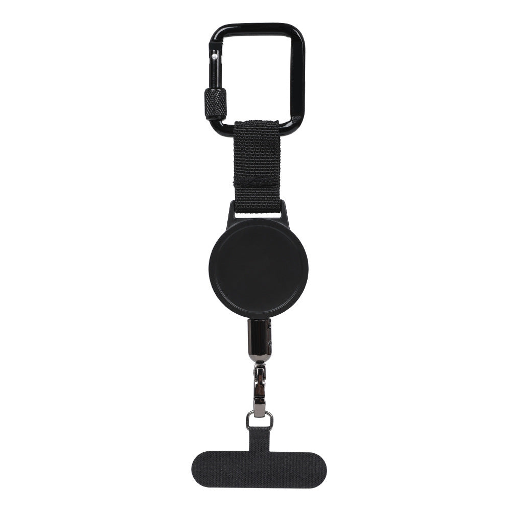 Outdoor Anti-Theft Retractable Phone Lanyard With Secure Clip Metal 360° Tether Tab, Lightweight Lanyard Holder