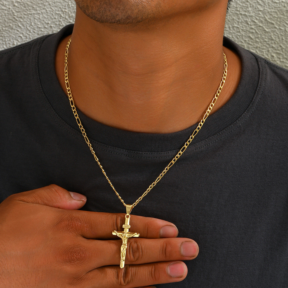 Cross Necklace Crucifix Necklace Cross Pendant Symbol of Devotion Pendant