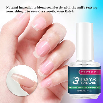 3 Days Nail Care - Keratin Amino Acid, Suitable for Soft and Fragile Nails