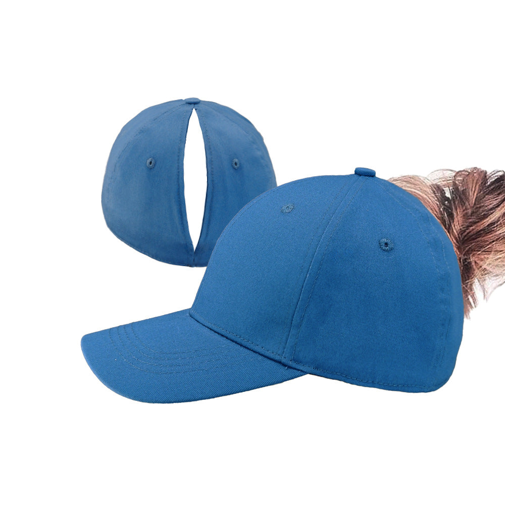 Magnetic Closure Ponytail Hats for Women Baseball Caps with Hidden Back Opening