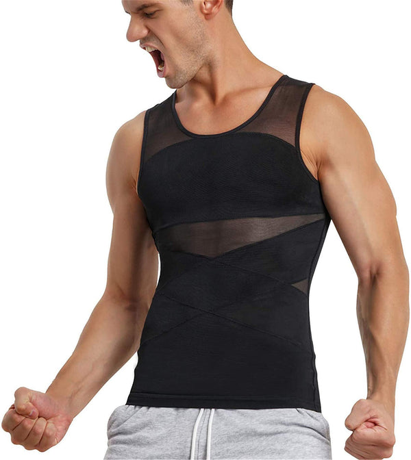 Men's Slimming Shirt For Abdomen & Posture Support