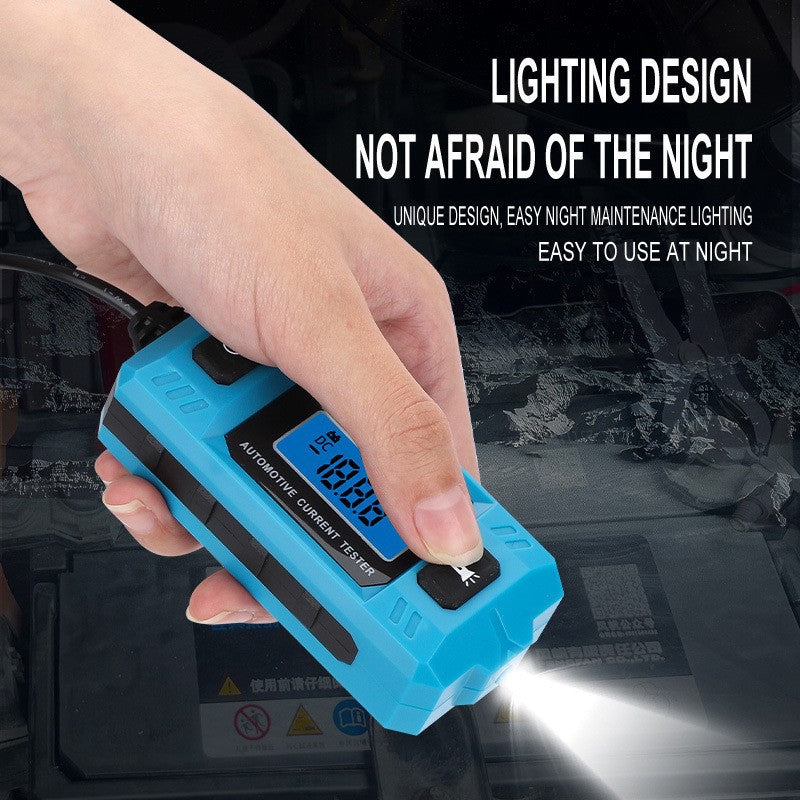 Digital Fuse Tester with LCD Display, Portable Auto Current Meter (Battery Not Included)
