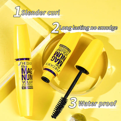 2-Piece Waterproof Lengthening and Volumizing Mascara with a Washable Formula