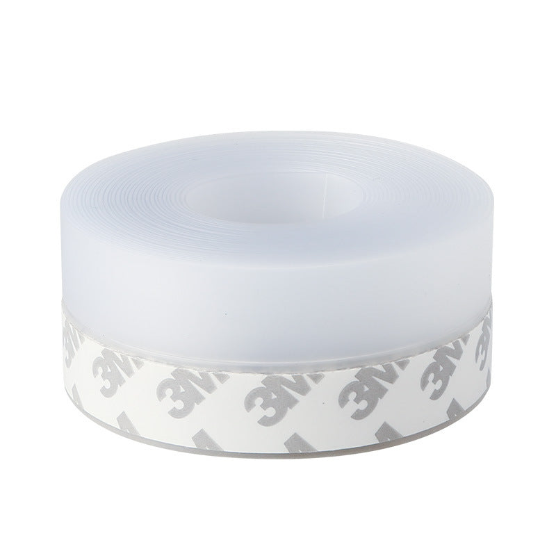 Silicone Clear Weather Stripping Door Seal,  Door Draft Stopper for Side of Door, Self-Adhesive Insulation Tape for Gaps (45mm;16Ft)