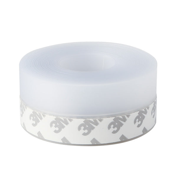 Silicone Clear Weather Stripping Door Seal,  Door Draft Stopper for Side of Door, Self-Adhesive Insulation Tape for Gaps (45mm;16Ft)