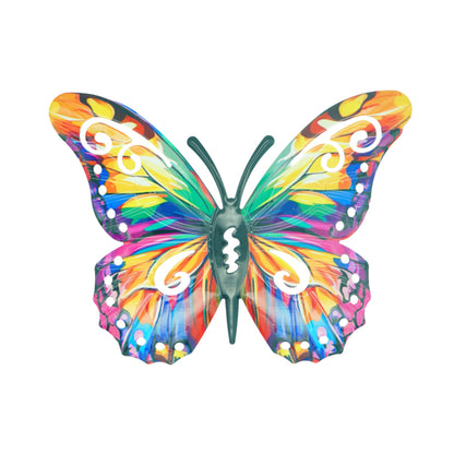 4Pcs Butterfly Metal Wall Decor,Outdoor Hanging Wall Art Sculptures Decoration