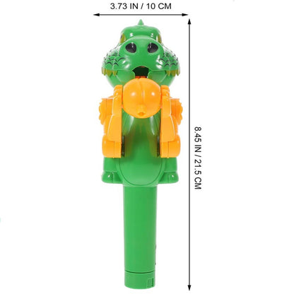 Lollipop Toy for Cats, Dinosaur Shaped Interactive Cat Chew Stick (Catnip Not Included)