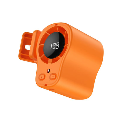 Large capacity portable multi-functional digital display mini outdoor neck fan