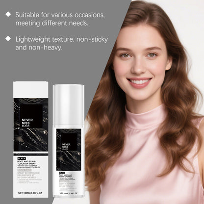 Scalp Touch-Up Spray - Dark Blonde | Temporary Gray Coverage for Roots & Thinning Hair | Waterproof, Sweat-Resistant